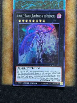 Yugioh Number 23: Lancelot, Dark Knight Of The Underworld BOSH-ENSE2 Super LP - Image 1