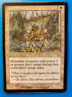 MTG 1x Crackdown # 15 Mercadian Masques Legacy Magic the Gathering Card x1 HP - Image 1