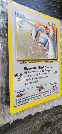 Lugia 9/111 Neo Genesis Unlimited Holo - Light Play - Ungraded Pokemon Card - Image 5