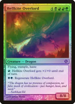 Hellkite Overlord FOIL Shards of Alara PLD Mythic Rare CARD ABUGames - Image 1