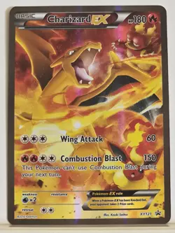 Charizard EX XY121 Black Star Promo Full Art Holo Pokemon Card NM/LP+ 2016 - Image 1
