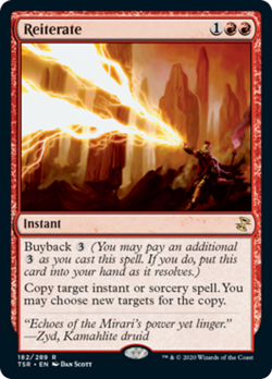 Reiterate FOIL Time Spiral Remastered PLD Red Rare MAGIC GATHERING CARD ABUGames - Image 1