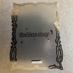Goddess Story Gold METAL Card - Serial Number #/200! Anime Waifu Anime Girl - Image 5
