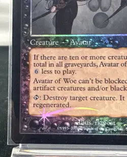Magic The Gathering: Avatar of Woe - Magic Prophecy - Foil Card - Image 5