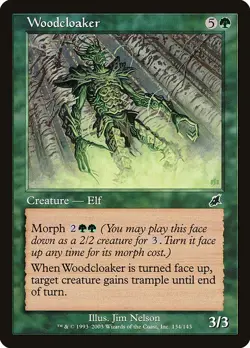 WOODCLOAKER - Scourge - MTG Magic the Gathering Card - Common - Image 1