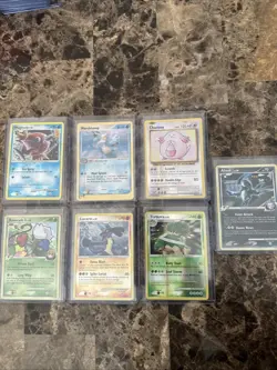 Pokemon TCG 7 Card HOLO & REVERSE HOLO LOT LP & MP - Image 1