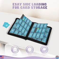 Vibrant Purple 12-Pocket Zipper Binder | Holds 720 Cards for YuGiOh, MTG, Sports - Image 3