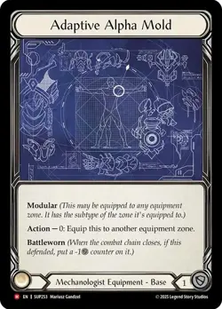 FAB Adaptive Alpha Mold - Super Slam Card # 253 - Image 1