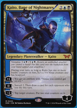 Kaito, Bane of Nightmares Duskmourn: House of Horror NM CARD (504079) ABUGames - Image 1