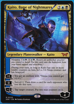 Kaito, Bane of Nightmares Duskmourn: House of Horror NM CARD (504078) ABUGames - Image 1