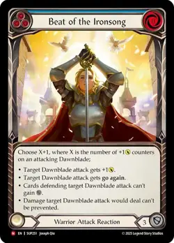 FAB Beat of the Ironsong - Super Slam Card # 251 - Image 1