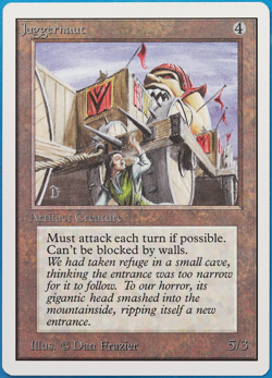 Juggernaut Unlimited NM Artifact Uncommon MAGIC MTG CARD (ID# 504077) ABUGames - Image 1