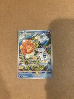 Castform Sunny Form 195/191 Pokemon Card Trading Card Game Surging Sparks IR NM - Image 1