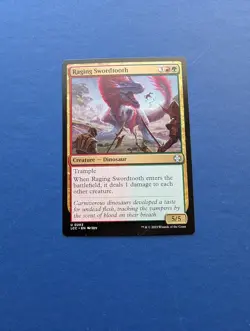 MTG Raging Swordtooth: The Lost Caverns of Ixalan #283 - NM - Image 1