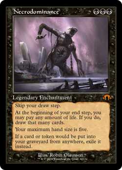 Necrodominance (REGULAR) x1 - MTG Modern Horizons 3 MH3 #411 - Image 1