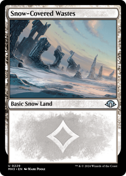 Snow-Covered Wastes (REGULAR) x1 - MTG Modern Horizons 3 MH3 #229 - Image 1