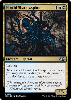 Horrid Shadowspinner (REGULAR) x1 - MTG Modern Horizons 3 MH3 #188 - Image 1