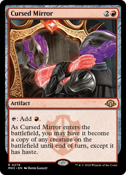 Cursed Mirror (REGULAR) x1 - MTG Modern Horizons 3 MH3 #279 - Image 1