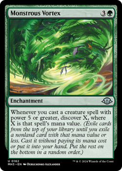 Monstrous Vortex (REGULAR) x1 - MTG Modern Horizons 3 MH3 #162 - Image 1