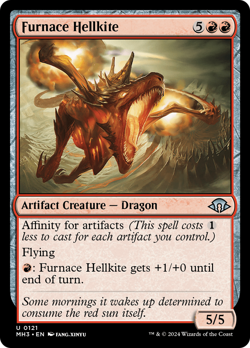 Furnace Hellkite (REGULAR) x1 - MTG Modern Horizons 3 MH3 #121 - Image 1