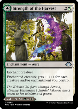 Strength of the Harvest // Haven of the Harvest (REGULAR) x1 - MTG MH3 #258 - Image 1