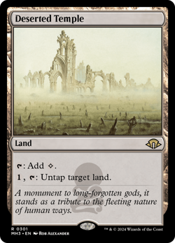 Deserted Temple (REGULAR) x1 - MTG Modern Horizons 3 MH3 #301 - Image 1