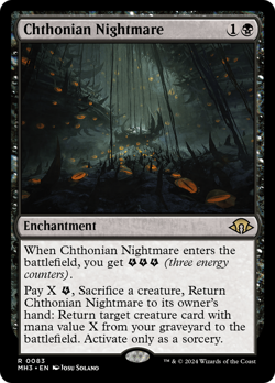 Chthonian Nightmare (REGULAR) x1 - MTG Modern Horizons 3 MH3 #83 - Image 1
