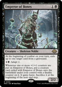 Emperor of Bones (REGULAR) x1 - MTG Modern Horizons 3 MH3 #90 - Image 1