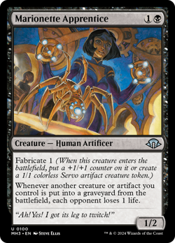 Marionette Apprentice (FOIL) x1 - MTG Modern Horizons 3 MH3 #100 - Image 1