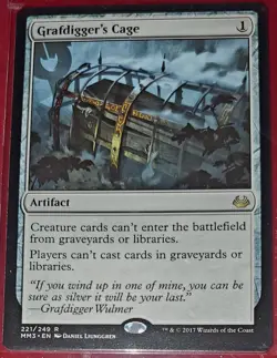 Magic The Gathering MTG Pack Fresh NM Modern Masters 2017 Grafdigger's Cage - Image 1
