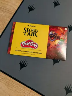 MTG Secret Lair x Play-Doh: Squishful Thinking - Extra Life 2025 FOIL IN HAND - Image 1