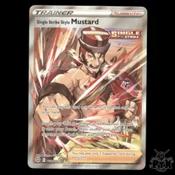 Single Strike Style Mustard #TG28/TG30 Brilliant Stars NM/Near Mint Pokemon 2022 - Image 1