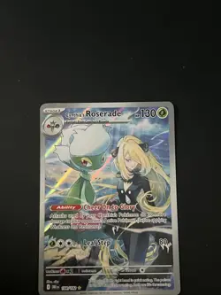 Pokemon TCG Cynthia's Roserade 184/182 Sv10: Destined Rivals Holo NEAR MINT IR - Image 5