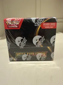 Pokemon Center MEGA EVOLUTION ENHANCED BOOSTER DISPLAY BOX In Hand SEALED - Image 1