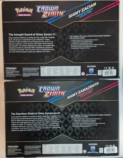 Pokemon TCG Crown Zenith Premium Figure Collection Shiny V Box Factory Sealed x2 - Image 2