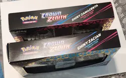Pokemon TCG Crown Zenith Premium Figure Collection Shiny V Box Factory Sealed x2 - Image 3