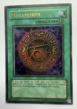 Yugioh! Megamorph - MRL-061 Ultra Rare Holo TCG Card Unlimited LP/MP - Image 1