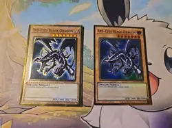 Yugioh Red-Eyes Black Dragon MAGO-EN003 Gold Rare 1st Ed NM And Extra !! - Image 1