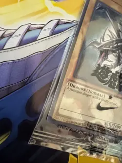 Yugioh Red-Eyes Black Dragon Nike Worlds Promo NKC1-EN002 Collaboration 2025 - Image 4