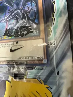 Yugioh Red-Eyes Black Dragon Nike Worlds Promo NKC1-EN002 Collaboration 2025 - Image 5