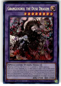 Yugioh Granguignol the Dusk Dragon BLTR-EN087 Secret Rare 1st Ed NM - Image 1