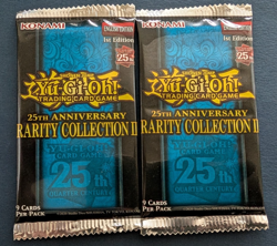 2X SEALED YuGiOh 25th Anniversary Rarity Collection 2 Booster Pack 1st Edition - Image 1