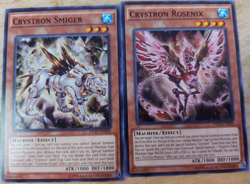 2 Pack of Yugioh Crystron Smiger/Rosenix INVO-EN018/EN020 Trading Card Game 2020 - Image 1