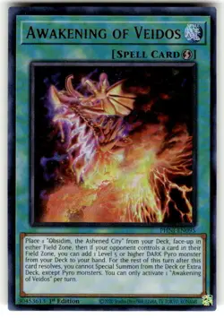 Yugioh! Awakening of Veidos - PHNI-EN095 - Ultra Rare - 1st Edition Near Mint - Image 1