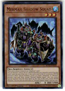 Mermail Shadow Squad ROTA-EN018 Ultra Rare 1st Edition Yugioh Card Near Mint - Image 1