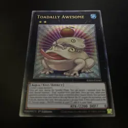 Toadally Awesome RA03-EN040 Quarter Century Rare Yugioh Card 1st Edition Mint - Image 1