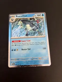 Baxcalibur 060/193 Paldea Evolved Cosmos Holo Trading Card TCG - Image 2