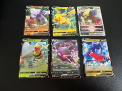 Pokemon TCG V And 1 Vstar Lots Of 6 Cards - Image 1