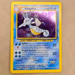 Pokemon Kingdra 8/111 Neo Genesis Holo Rare Card NM Near Mint - Image 1