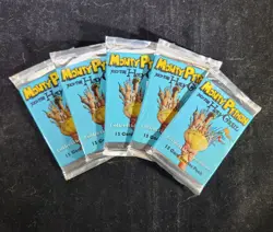 Monty Python and the Holy Grail Game Cards - Lot of 5 Sealed Booster Pack - 1996 - Image 1